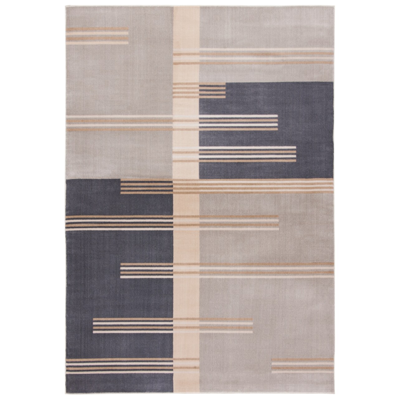Safavieh Orwell Collection Orw304F Grey / Charcoal Rug Modern Area Rug Carpet